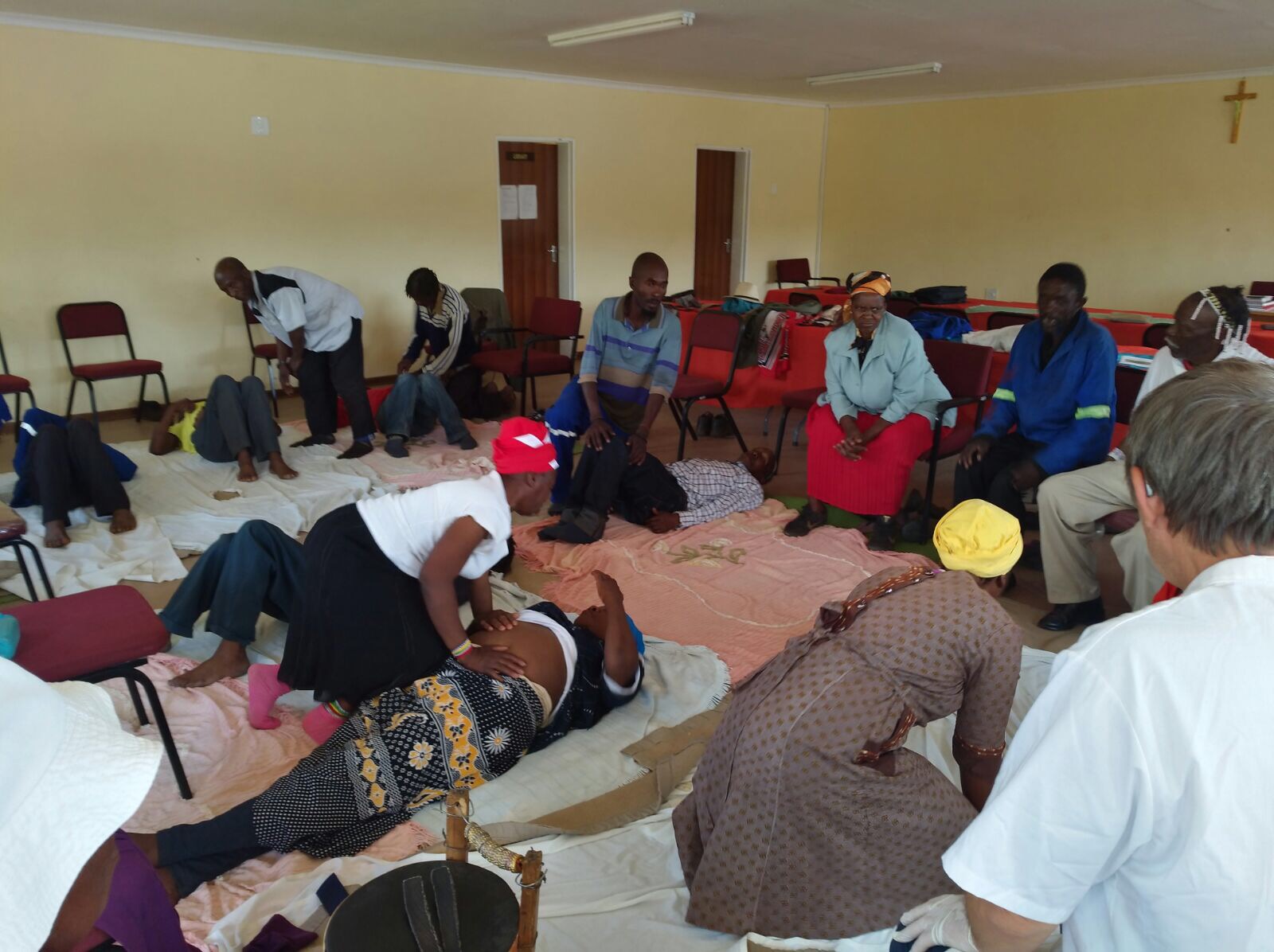 Gruppe von village health workers